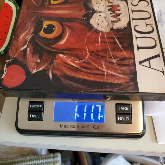 Vintage Nancy Thomas 1995 August Lion Metal Watermelon Original Month Series - Picture 8 of 8